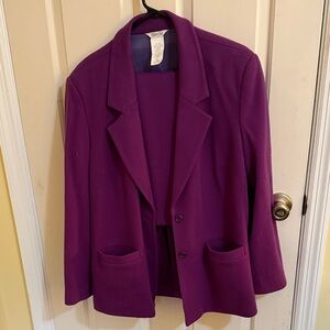 Stylish Purple Women's Blazer
